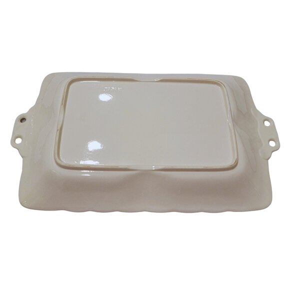 Vintage Floral Ceramic Cream-Coloured Tray - Picture 5 of 8